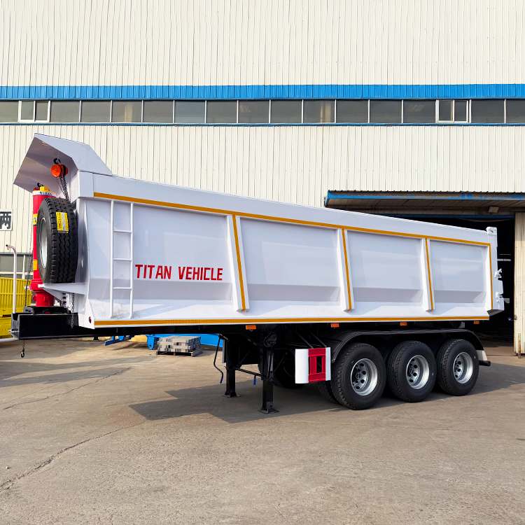 3 Axle Dump Semi Trailer for Sale in Tanzania
