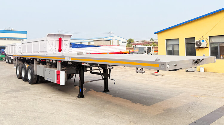 remolque plataforma 3 ejes remolque de plataforma plana en venta en Costa Rica