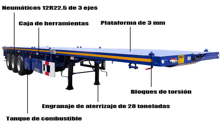 Trailer con Plataforma de 12 Metros | Plataformas y Remolques en Venta en Costa Rica