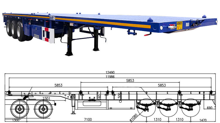 Trailer con Plataforma de 12 Metros | Plataformas y Remolques en Venta en Costa Rica