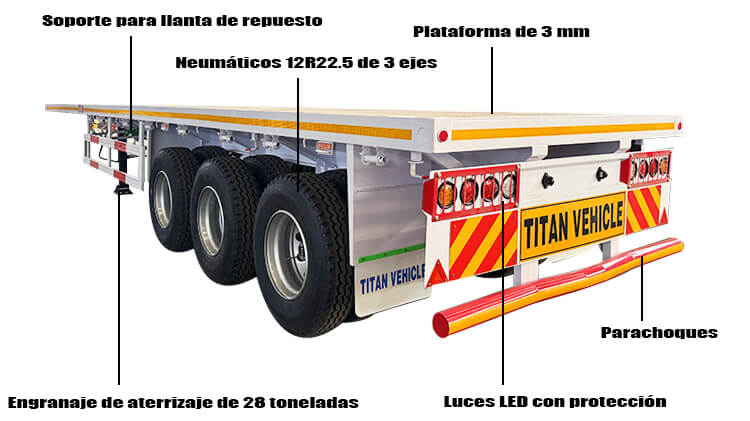 Plataforma para Trailer de 3 Ejes | Plataforma para Remolque en Venta en Costa Rica
