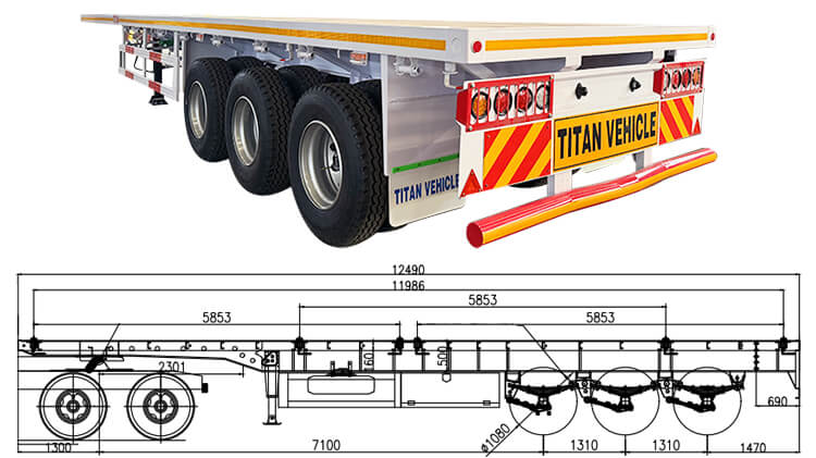 Plataforma para Trailer de 3 Ejes | Plataforma para Remolque en Venta en Costa Rica