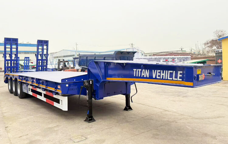 Remolque de Plataforma Baja Cama Baja Trailer de 3 Ejes en Venta en Costa Rica