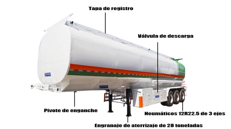 Trailer Tanque Cisterna para Combustible de 3 Ejes en Venta en Costa Rica
