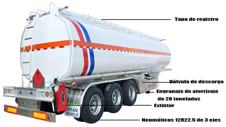 Tanque Cisterna de Combustible de 3 Ejes en Venta en Costa Rica