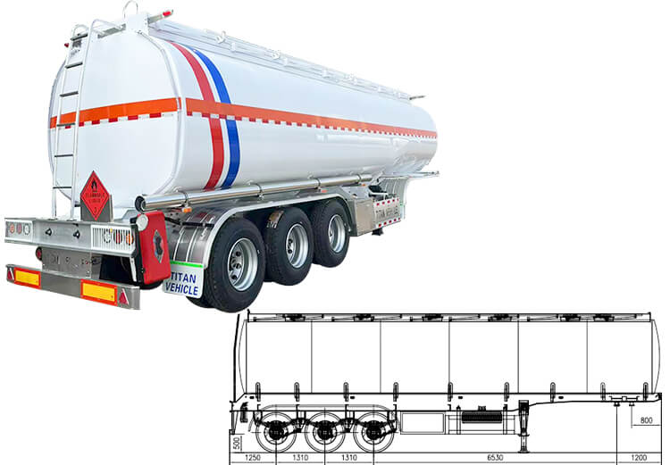 Tanque Cisterna de Combustible de 3 Ejes en Venta en Costa Rica