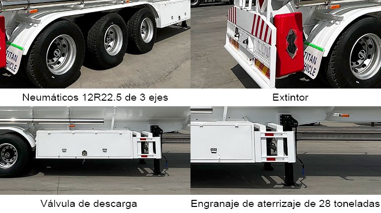Semirremolque Cisterna de Combustible de 3 Ejes en Venta en Costa Rica