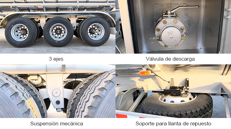 Tanque Cisterna de Acero Inoxidable para Combustible de 3 Ejes en Venta en Costa Rica