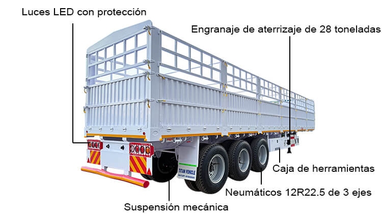 Semirremolque con Valla de 3 Ejes en Venta en Costa Rica