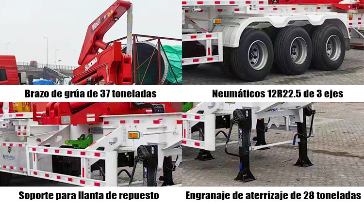 Tráiler Cargador Lateral de Contenedores 3 Ejes en Venta en Costa Rica