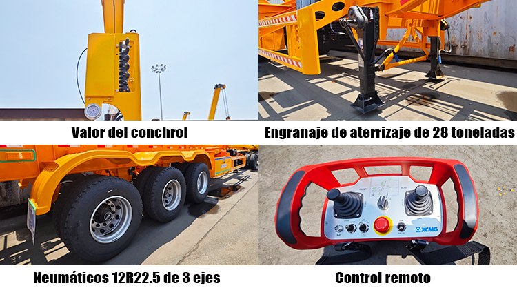 Equipo de Remolque de Carga Lateral para Contenedores de 3 Ejes en Venta en Costa Rica