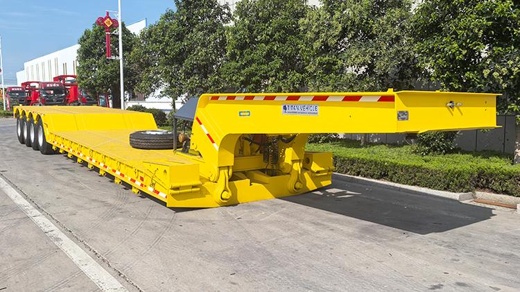 Semirremolque Lowboy Cuello de Ganso 4 Ejes 100 Toneladas En Venta En Costa Rica