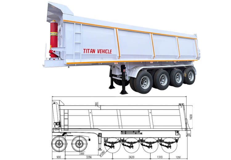 Volquete Remolque 4 Ejes En Venta En Costa Rica