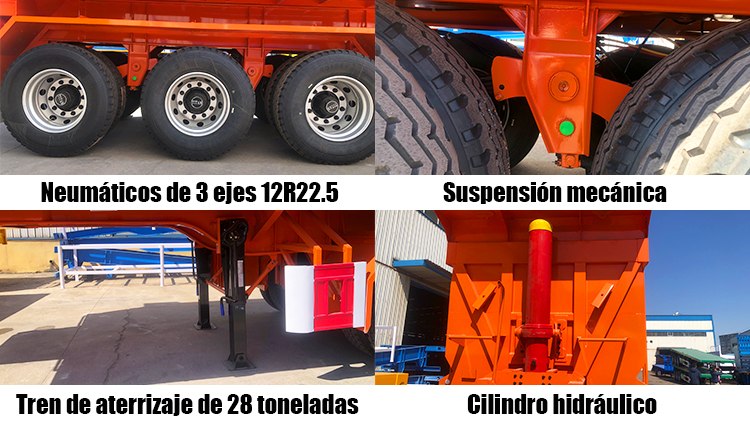 Semirremolque Basculante Bañera 3 Ejes en Venta en Costa Rica