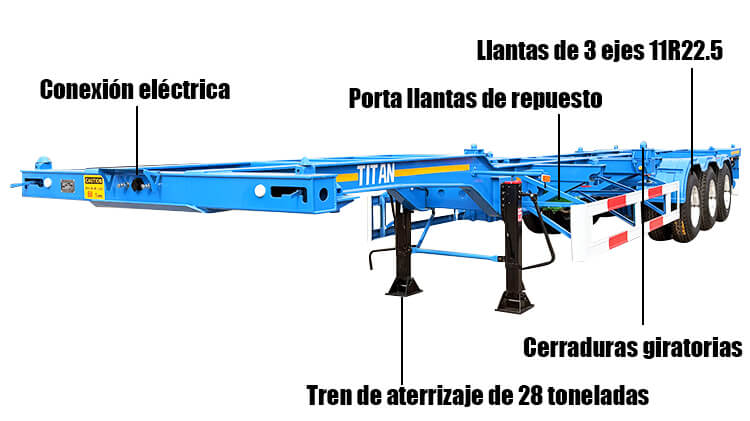 Chasis para Contenedores de 40 Pies En Venta En Costa Rica
