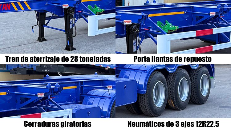 Semirremolque Portacontenedores 3 Ejes En Venta En Costa Rica