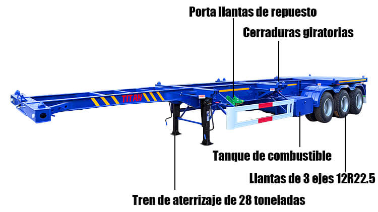 Semirremolque Portacontenedores 3 Ejes En Venta En Costa Rica
