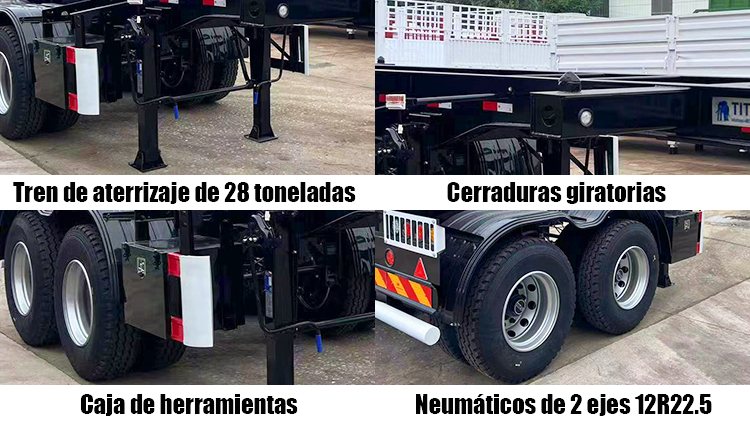 Remolque para Contenedor de 20 Pies en Venta en Costa Rica