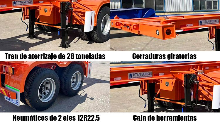 Chasis Portacontenedor de 20 Pies en Venta en Costa Rica