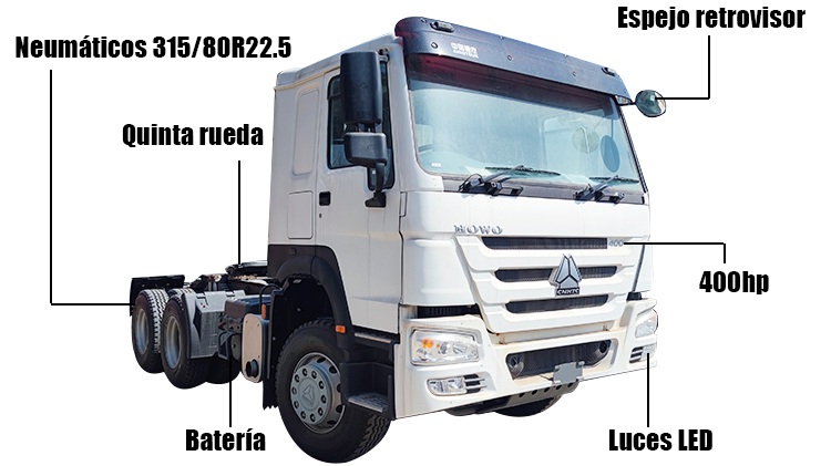 Precio Camión Tractor Sinotruk Howo 6x4 en Venta en Costa Rica