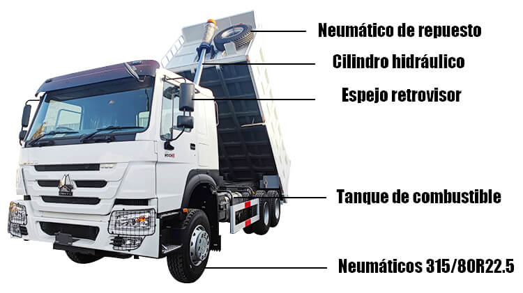 Camión Volquete Sinotruk Howo 6x4 en Venta en Costa Rica