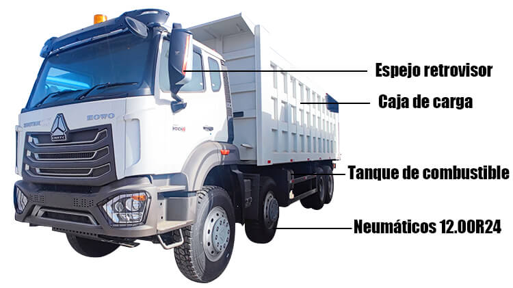 Camión Volquete Howo 8x4 Cnhtc en Venta en Costa Rica
