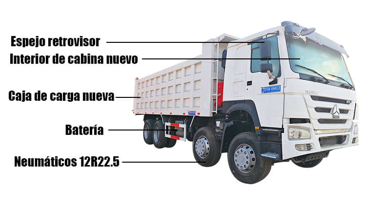 Volquete Sinotruk Howo 8x4 Usado en Venta en Costa Rica