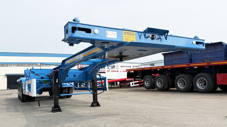 40Ft Skeleton Trailer for Sale