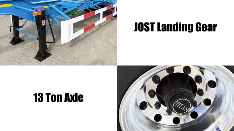 40Ft Skeleton Trailer for Sale