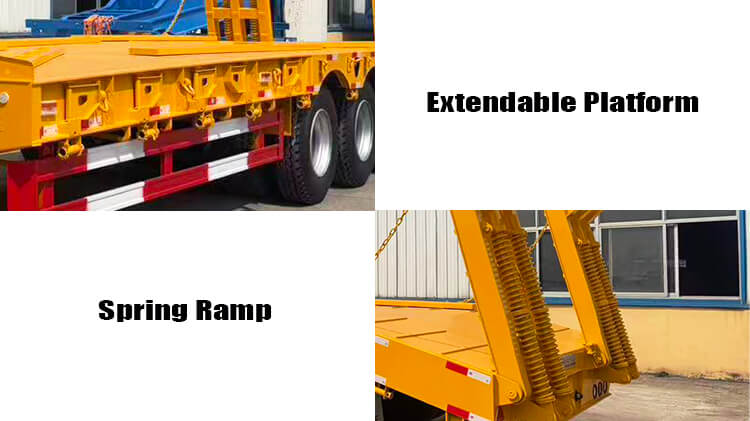 3 Axle 60 Ton Semi Lowbed Trailer for Sale in Sierra Leone