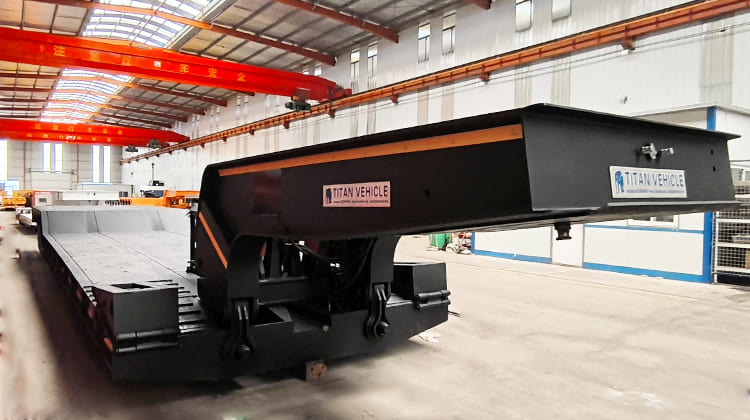 3 Axle 80 Ton Removable Gooseneck Trailer RGN for Sale