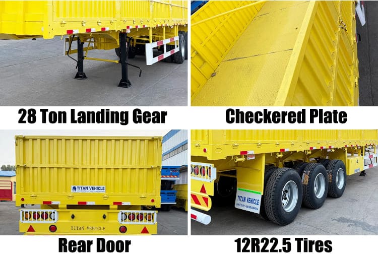 Tri Axle Side Wall Semi Trailer | Trailer with Side Walls 