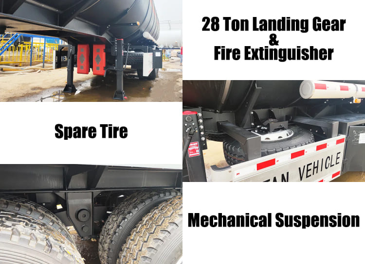 40000 Liters Asphalt Tanker Trailers for Sale 