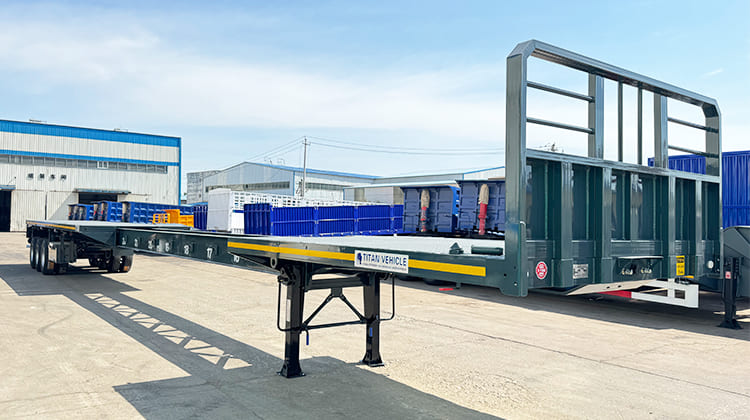 25 Meters Extendable Flatbed Trailer for Sale