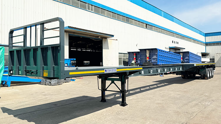 25 Meters Extendable Flatbed Trailer for Sale