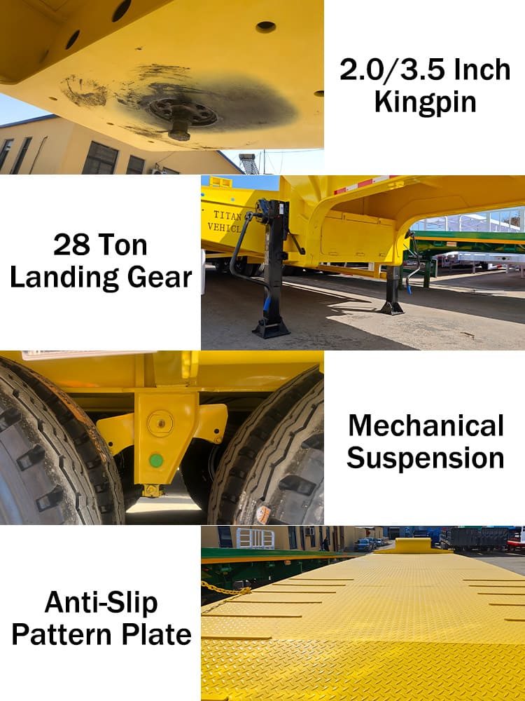 3 Axle Low Bed Trailer for Sale