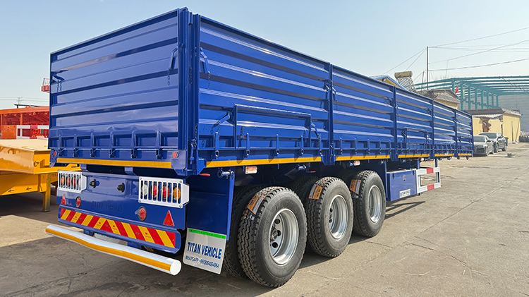 Tri Axle Dropside Trailer for Sale in Tanzania