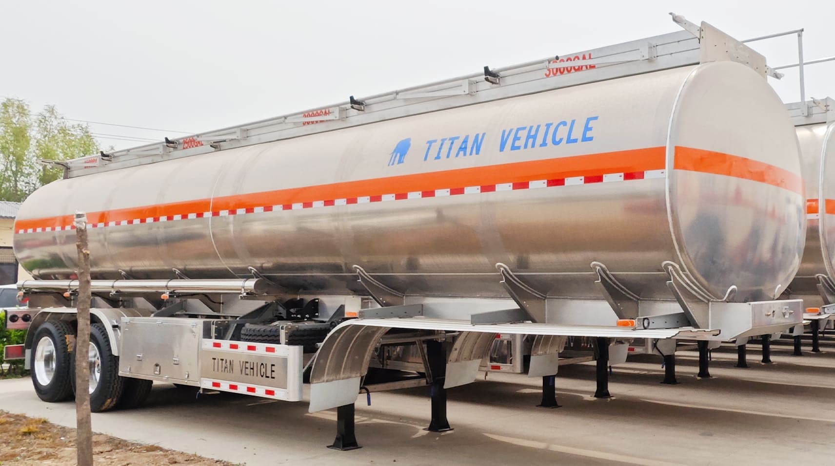 Aluminum Petrol Tanker Trailer for Sale