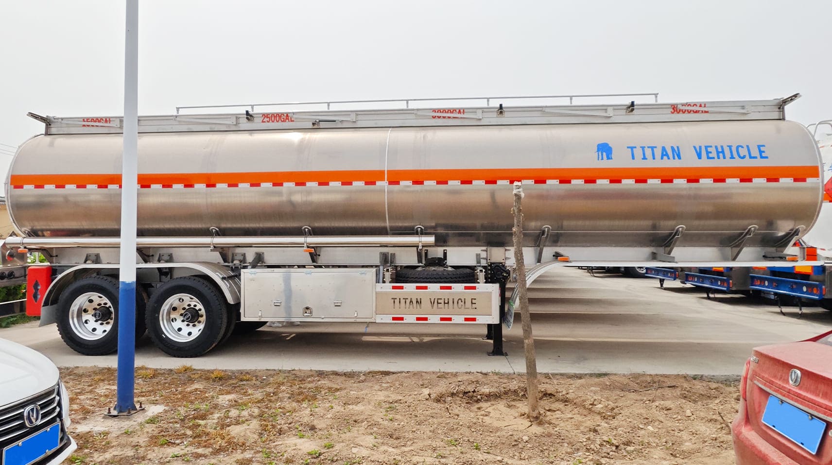Aluminum Petrol Tanker Trailer for Sale