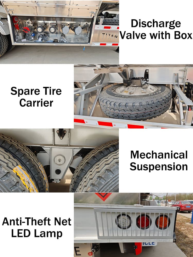 Aluminum Petrol Tanker Trailer for Sale