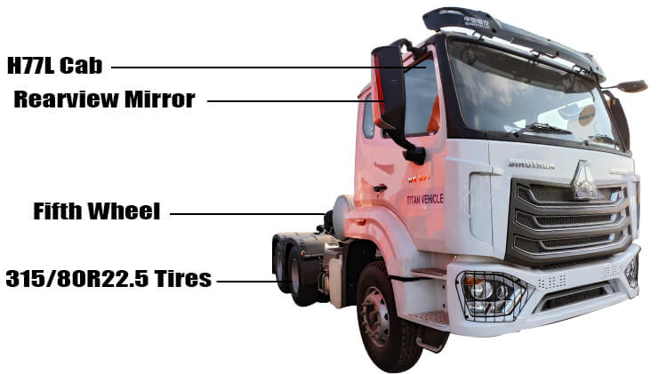 Howo Nx Tractor Truck 371 for Sale in Sierra Leone