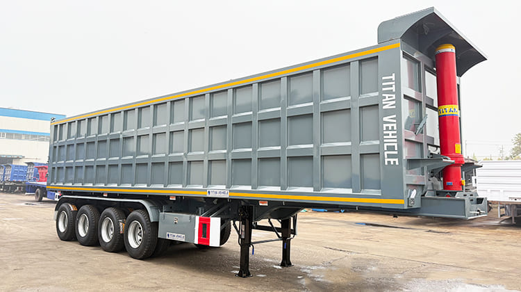 45CBM End Dump Trailer for Sale