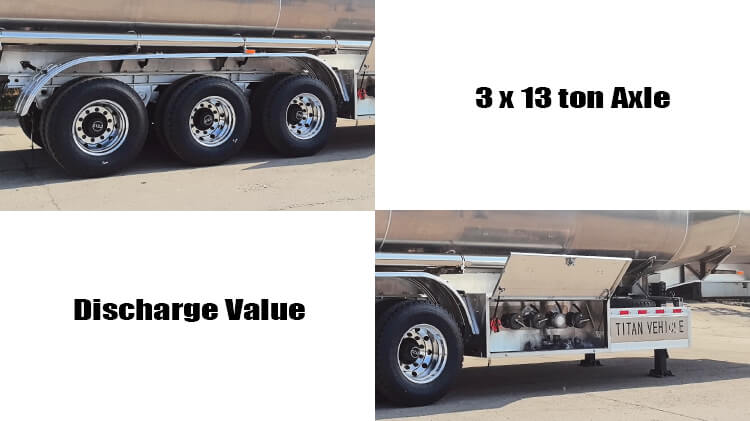 3 Axle Aluminum Tanker Trailer for Sale in Guyana