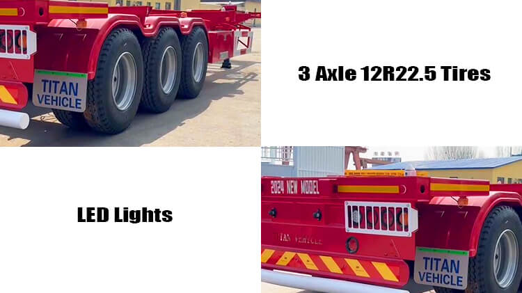 40 Ft Shipping Container Chassis for Sale in Guam