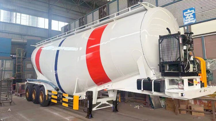 3 Axle Bulk Cement Transport Truck for Sale in Zambia