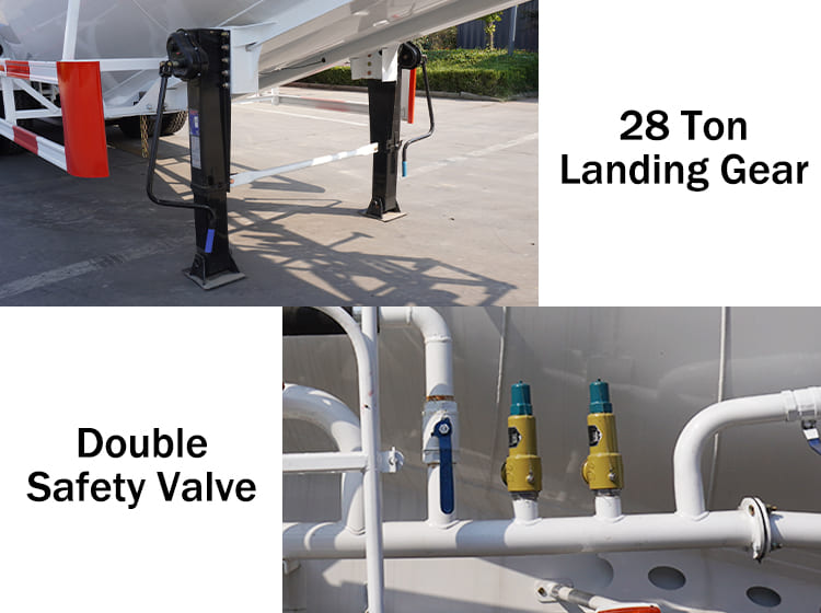 Cement Bulk Powder Tankers Trailer Truck for Sale in Sierra Leone