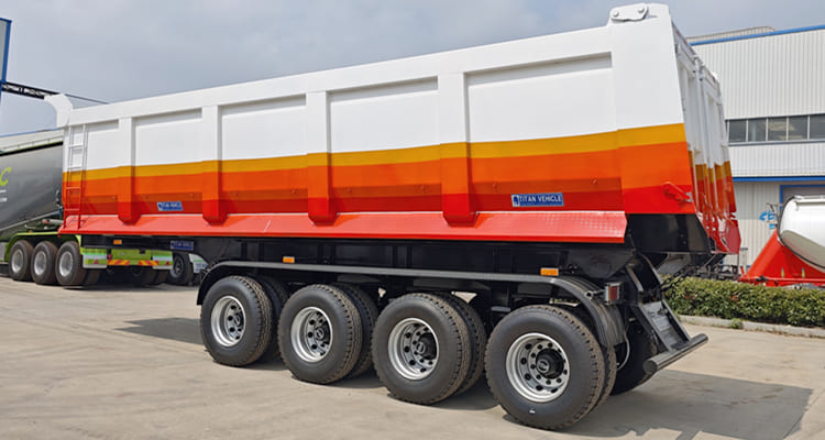 Semi Trailer End Dump Truck for Sale in Guyana