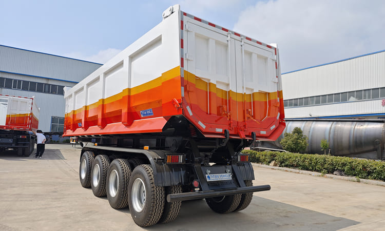 Semi Trailer End Dump Truck for Sale in Guyana