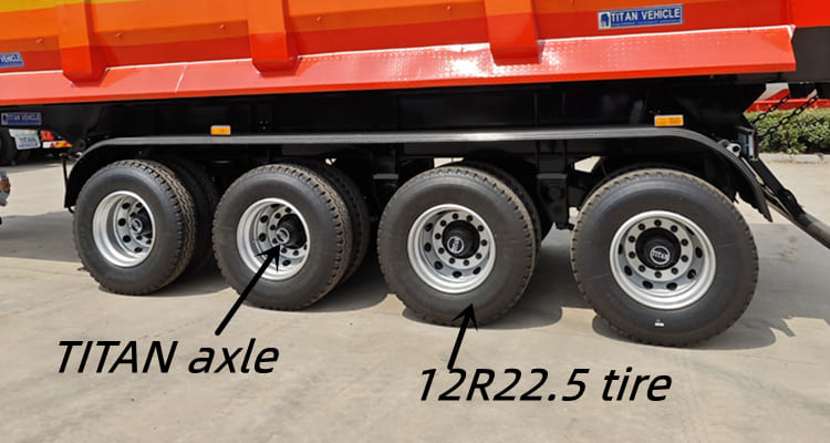 Semi Trailer End Dump Truck for Sale in Guyana