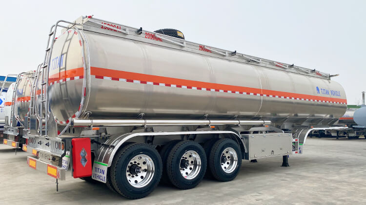 Aluminum Petroluem Tanker Trailer for Sale in Guyana